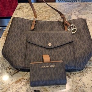 MK bag and wallet